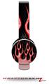 Metal Flames Red Decal Style Skin (fits Sol Republic Tracks Headphones - HEADPHONES NOT INCLUDED) 