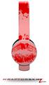 Big Kiss Lips Red on Pink Decal Style Skin (fits Sol Republic Tracks Headphones - HEADPHONES NOT INCLUDED) 