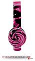 Alecias Swirl 02 Hot Pink Decal Style Skin (fits Sol Republic Tracks Headphones - HEADPHONES NOT INCLUDED) 