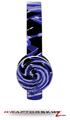 Alecias Swirl 02 Blue Decal Style Skin (fits Sol Republic Tracks Headphones - HEADPHONES NOT INCLUDED) 
