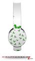 Christmas Holly Leaves on White Decal Style Skin (fits Sol Republic Tracks Headphones - HEADPHONES NOT INCLUDED) 