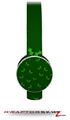 Christmas Holly Leaves on Green Decal Style Skin (fits Sol Republic Tracks Headphones - HEADPHONES NOT INCLUDED) 