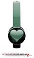 Glass Heart Grunge Seafoam Green Decal Style Skin (fits Sol Republic Tracks Headphones - HEADPHONES NOT INCLUDED) 