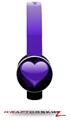 Glass Heart Grunge Purple Decal Style Skin (fits Sol Republic Tracks Headphones - HEADPHONES NOT INCLUDED) 