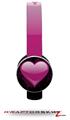 Glass Heart Grunge Hot Pink Decal Style Skin (fits Sol Republic Tracks Headphones - HEADPHONES NOT INCLUDED) 