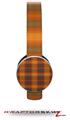 Plaid Pumpkin Orange Decal Style Skin (fits Sol Republic Tracks Headphones - HEADPHONES NOT INCLUDED) 