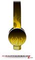 Fire Yellow Decal Style Skin (fits Sol Republic Tracks Headphones - HEADPHONES NOT INCLUDED) 