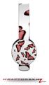 Butterflies Pink Decal Style Skin (fits Sol Republic Tracks Headphones - HEADPHONES NOT INCLUDED) 