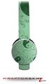 Feminine Yin Yang Green Decal Style Skin (fits Sol Republic Tracks Headphones - HEADPHONES NOT INCLUDED) 