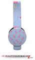 Flamingos on Blue Decal Style Skin (fits Sol Republic Tracks Headphones - HEADPHONES NOT INCLUDED) 