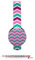 Zig Zag Teal Pink Purple Decal Style Skin (fits Sol Republic Tracks Headphones - HEADPHONES NOT INCLUDED) 