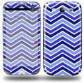 Zig Zag Blues - Decal Style Skin (fits Samsung Galaxy S III S3)