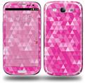 Triangle Mosaic Fuchsia - Decal Style Skin (fits Samsung Galaxy S III S3)