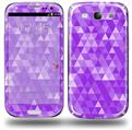 Triangle Mosaic Purple - Decal Style Skin (fits Samsung Galaxy S III S3)