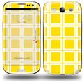Squared Yellow - Decal Style Skin (fits Samsung Galaxy S III S3)