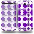 Boxed Purple - Decal Style Skin (fits Samsung Galaxy S III S3)