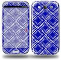 Wavey Royal Blue - Decal Style Skin (fits Samsung Galaxy S III S3)