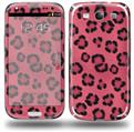 Leopard Skin Pink - Decal Style Skin (fits Samsung Galaxy S III S3)