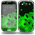 HEX Green - Decal Style Skin (fits Samsung Galaxy S III S3)