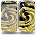 Alecias Swirl 02 Yellow - Decal Style Skin (fits Samsung Galaxy S III S3)