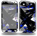 Abstract 02 Blue - Decal Style Skin (fits Samsung Galaxy S III S3)