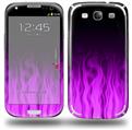 Fire Purple - Decal Style Skin (fits Samsung Galaxy S III S3)