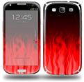 Fire Red - Decal Style Skin (fits Samsung Galaxy S III S3)