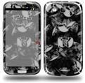 Skulls Confetti White - Decal Style Skin (fits Samsung Galaxy S III S3)