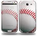Baseball - Decal Style Skin (fits Samsung Galaxy S III S3)