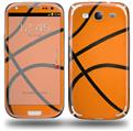 Basketball - Decal Style Skin (fits Samsung Galaxy S III S3)