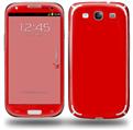 Solids Collection Red - Decal Style Skin (fits Samsung Galaxy S III S3)