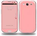 Solids Collection Pink - Decal Style Skin (fits Samsung Galaxy S III S3)