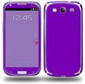 Solids Collection Purple - Decal Style Skin (fits Samsung Galaxy S III S3)