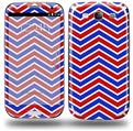 Zig Zag Red White and Blue - Decal Style Skin (fits Samsung Galaxy S III S3)