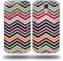 Zig Zag Colors 02 - Decal Style Skin (fits Samsung Galaxy S IV S4)