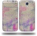Pastel Abstract Pink and Blue - Decal Style Skin (fits Samsung Galaxy S IV S4)