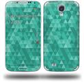 Triangle Mosaic Seafoam Green - Decal Style Skin (fits Samsung Galaxy S IV S4)