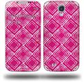 Wavey Fushia Hot Pink - Decal Style Skin (fits Samsung Galaxy S IV S4)