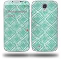 Wavey Seafoam Green - Decal Style Skin (fits Samsung Galaxy S IV S4)