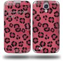 Leopard Skin Pink - Decal Style Skin (fits Samsung Galaxy S IV S4)
