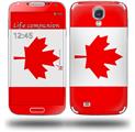Canadian Canada Flag - Decal Style Skin (fits Samsung Galaxy S IV S4)