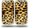 Fractal Fur Leopard - Decal Style Skin (fits Samsung Galaxy S IV S4)