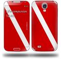 Dive Scuba Flag - Decal Style Skin (fits Samsung Galaxy S IV S4)