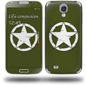 Distressed Army Star - Decal Style Skin (fits Samsung Galaxy S IV S4)
