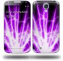 Lightning Purple - Decal Style Skin (fits Samsung Galaxy S IV S4)