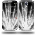 Lightning White - Decal Style Skin (fits Samsung Galaxy S IV S4)