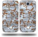 Rusted Metal - Decal Style Skin (fits Samsung Galaxy S IV S4)