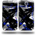 Abstract 02 Blue - Decal Style Skin (fits Samsung Galaxy S IV S4)