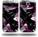 Abstract 02 Pink - Decal Style Skin (fits Samsung Galaxy S IV S4)