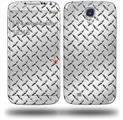 Diamond Plate Metal - Decal Style Skin (fits Samsung Galaxy S IV S4)